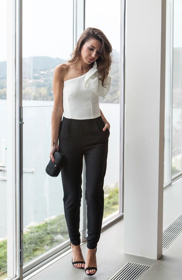 mono boda fiesta nochevieja blanco y negro asimetrico de arimoka online