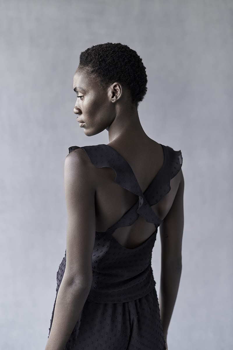 comprar pijama de plumetti de top con volantes cruzados y escote en pico y short con goma