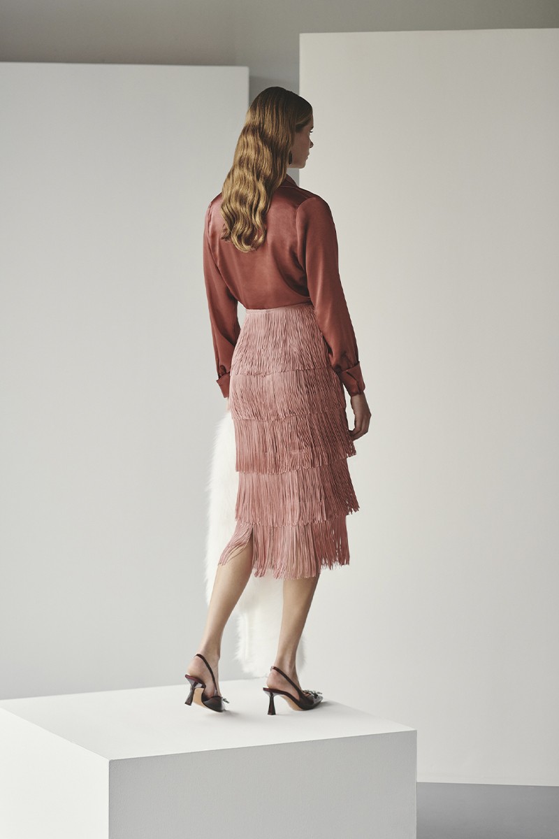 compra online blusa esmoquin saten cobre para invitadas a boda, bautizo, comunion, evento, navidad, nochevieja, fiesta, apparentia