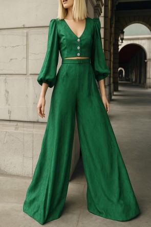 conjunto-falda-pantalon-verde-invitada-boda-evento-fiesta-online-otoño-tendencias-color