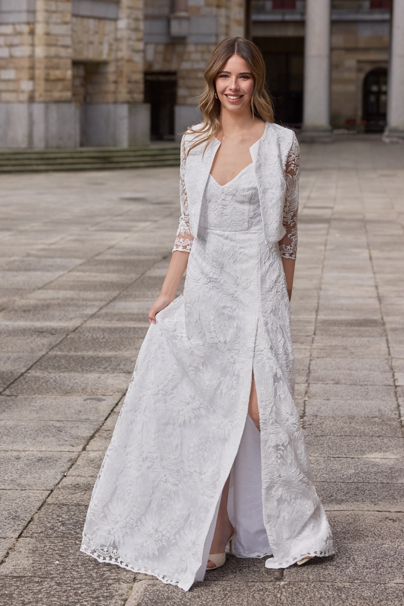 vestido lencero tul bordado novia civil, novia, vestido para novia civil, vestido blanco, vestido tul bordado, vestido escote v novia, vestido novia, vestido bordado 